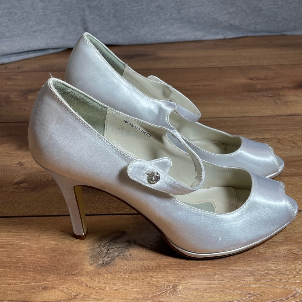 Michaelangelo Satin Wedding Heels